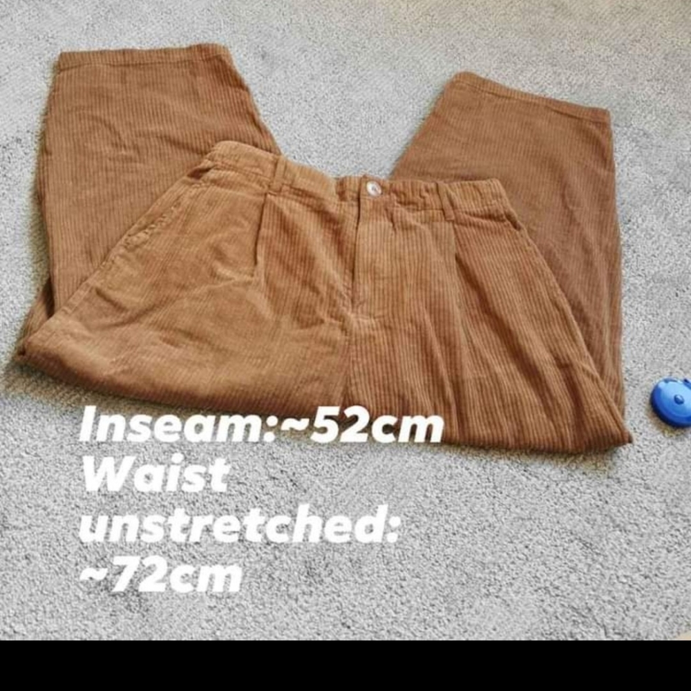 Corduroy crop pant